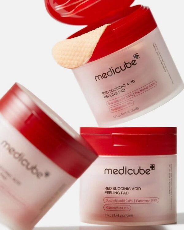 Medicube Red Succinic Acid Facial Toning Pads 70 Pieces