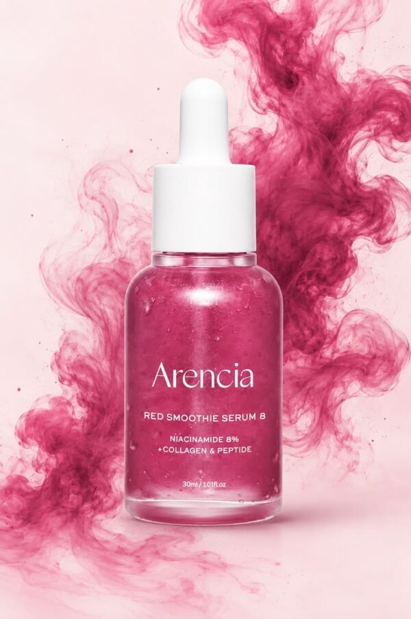 Sérum Smoothie Rojo Fresco Colágeno, Péptidos y Rosa